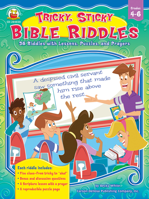 Title details for Tricky, Sticky Bible Riddles by White - Available